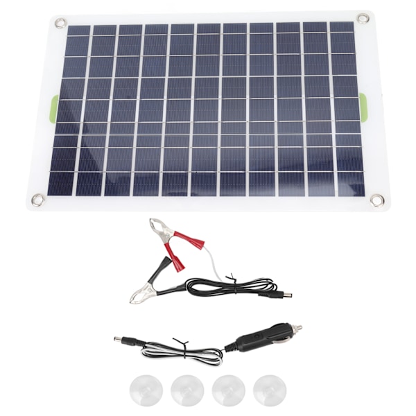 Solcelle Batterilader Bærbar Indbygget Intelligent Controller Vandafvisende Solenergi-lader til RV 30W 12V