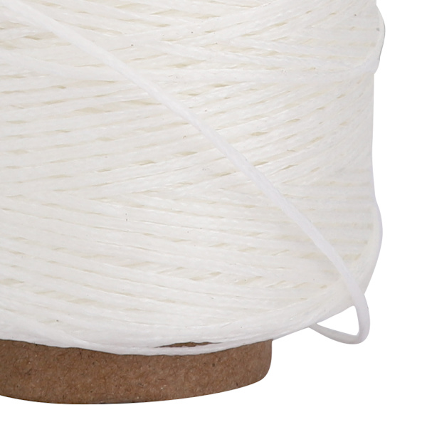 150D 820,2 ft vaxad tråd Handgjord platt sömnadssöm Tillbehör för gör-det-själv-läder CraftWhite