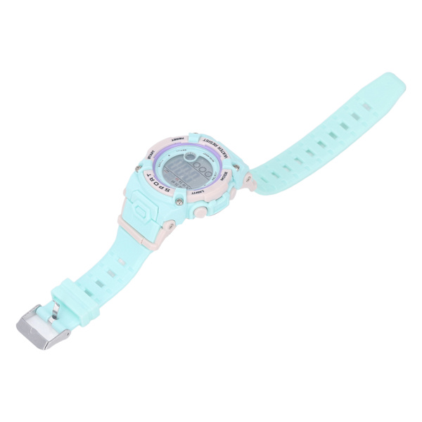 Digital Chronograph Børn Student Vandafvisende Sport Multifunktionel Elektronisk Ur Reseda