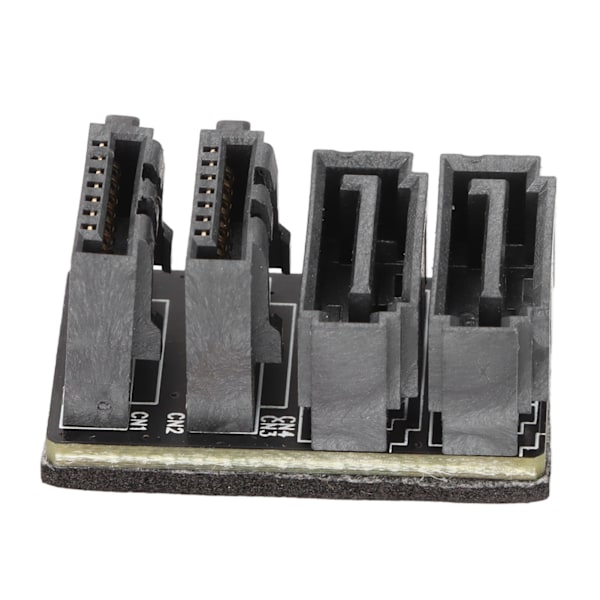 SATA 7Pin Dual Interface Båda sidorna 90 Degree 180 Degree Styrning 12G High Speed ​​Moderkort SATA 7Pin Dual Adapter För PH572 180 Degrees