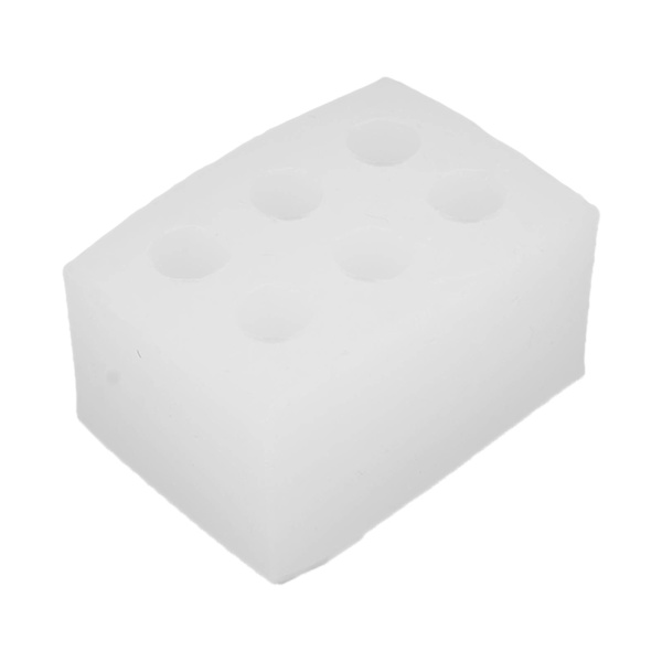 3D-perlelysform Mini DIY Genanvendelig vaskbar silikone lysform til hjemmet