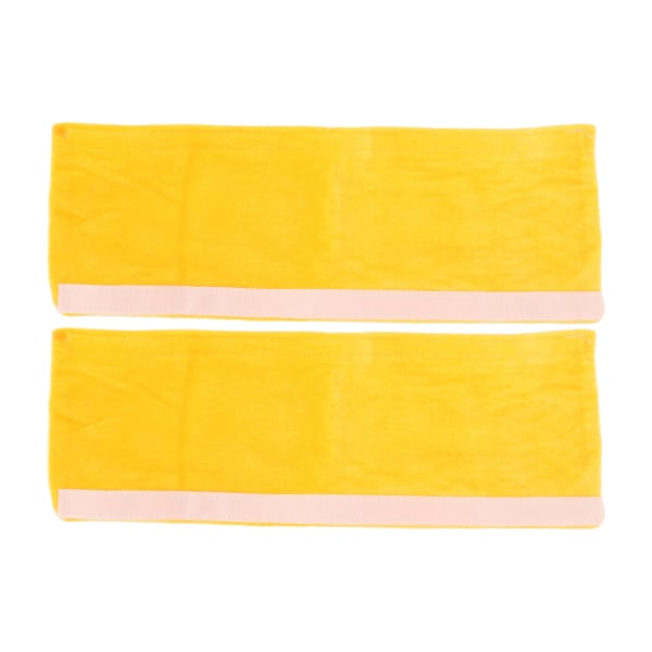 2pcs Refrigerator Door Handle Covers Soft Dustproof Refrigerator Handle Gloves for Kitchen Dining Yellow