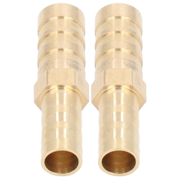 2 st hullingförsedda skarvar Mässingsslang Hullingreducerare Hexreducerande hullingförsedd anslutning 10 mm (3/8 tum) till 8 mm ( 5/16 tum)