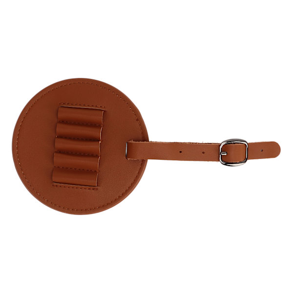 Golf Tee Holder Organizer Bærer Portable PU Læder Golf Tee Opbevaringspose til Golfspillere Mænd Kvinder Brun