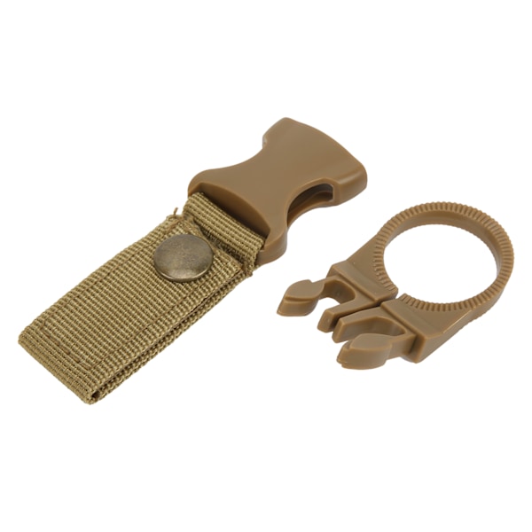 Utendørs vannflaskeholder Clip for camping Vandring Sykling Fiske Multifunksjonell BuckleMud