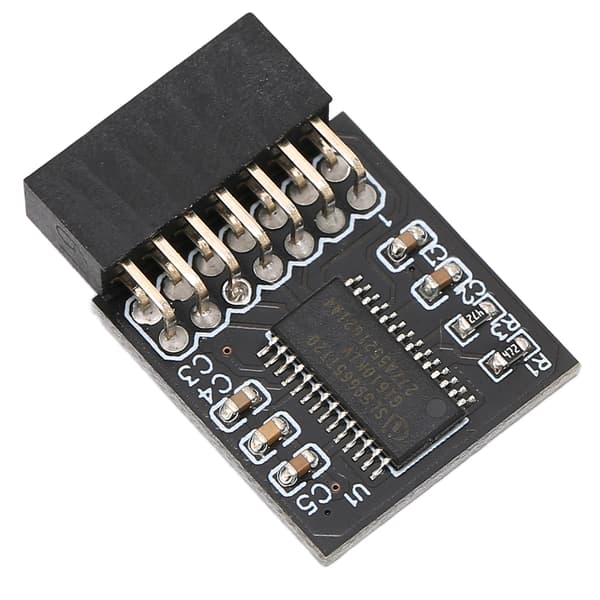 TPM 2.0 Encryption Security Module 14 Pin LPC Interface Encryption Security Module Kompatibel med MSI 14Pin LPC TPM 2.0