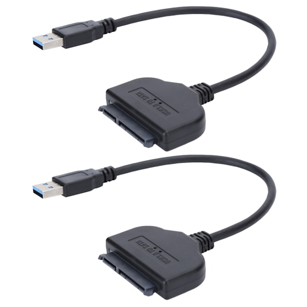 2st Portabel HDD Adapter USB 3.0 till SATA 2.5 Adapterkabel Stöd för Windows XP 32/64 Bit