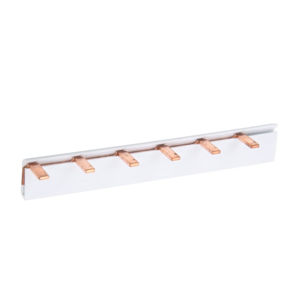 Strömbrytare Buss Bar Kamning Terminalblock Ren koppar PVC för skolor Sjukhus Hotell Hem6 Channel