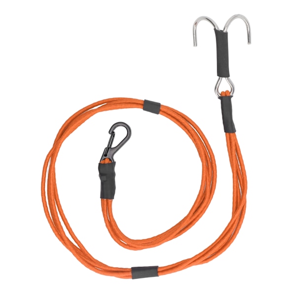 RC Crawler Kinetic Winch Strap Elastisk Rescue Drag Trailer Rep Strap med krokar för 1/10 1/8 RC Car Orange