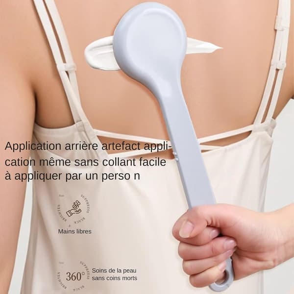 ING Sunscreen Applicator Compatible with Seniors - Multifunctional Moisturizing Oil and Salve Applicator - Grey