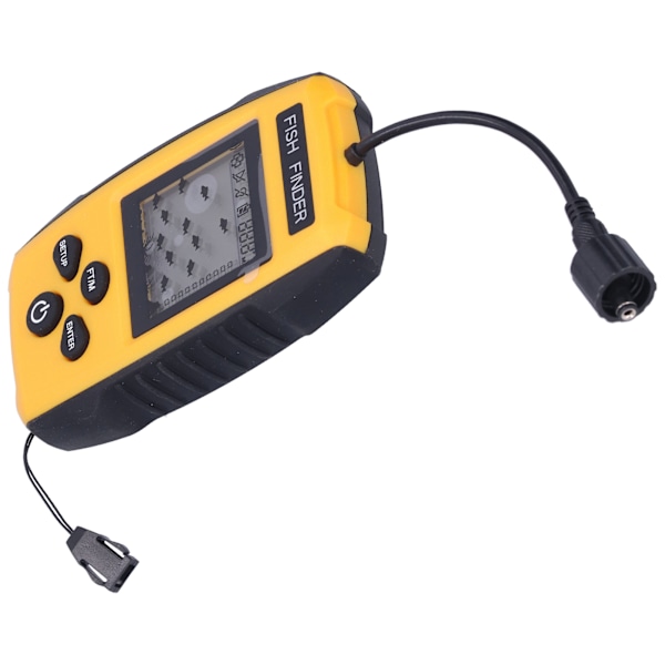 Fish Finder LCD LED Visuellt ekolod Larm Fiskegivare för utomhusaktiviteter