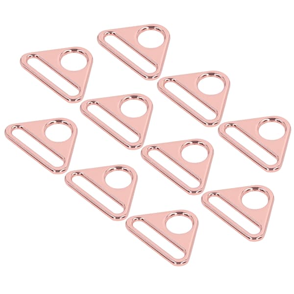 【NX】10st justerbart spänne 38 mm zinklegering Material Multipurpose Lättvikts bärbart bagagetillbehörRose Gold