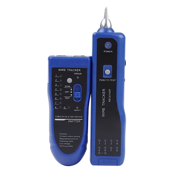 Håndholdt Rapid LAN Network Kabel Tester Line Finder Wire Tracker Tool #1 (blå)