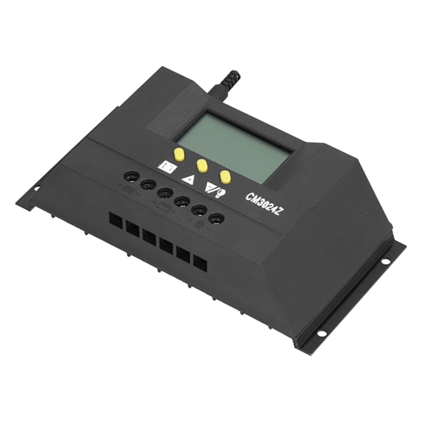 CM3024Z 30A Solcelleladningsregulator LCD PWM Ladningsregulator Fotovoltaisk Regulator
