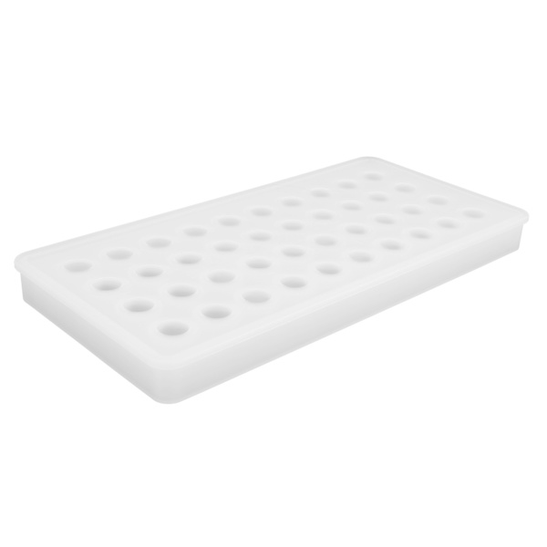 40 Hål Silikon Ice Ball Maker Form Iskuber Brickform för Festbar TillbehörTransparent