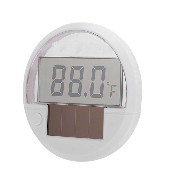 Fisktanktermometer Extern LED-akvarium Högprecisionstemperaturmätare Sänder solenergi digital display