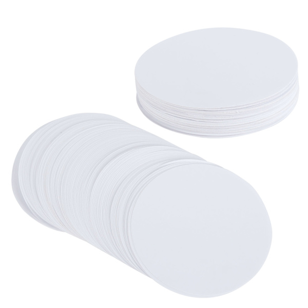 100 stk Blanke Badge Papir Fotoskriver Tilbehør DIY Maleri Håndlavet Håndværk (58mm)