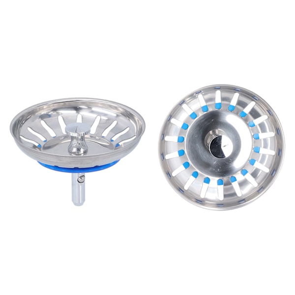 2st Home Diskbänk Sil Plug Stopper 304 Rostfritt stål AntiClogging Disk Tillbehör
