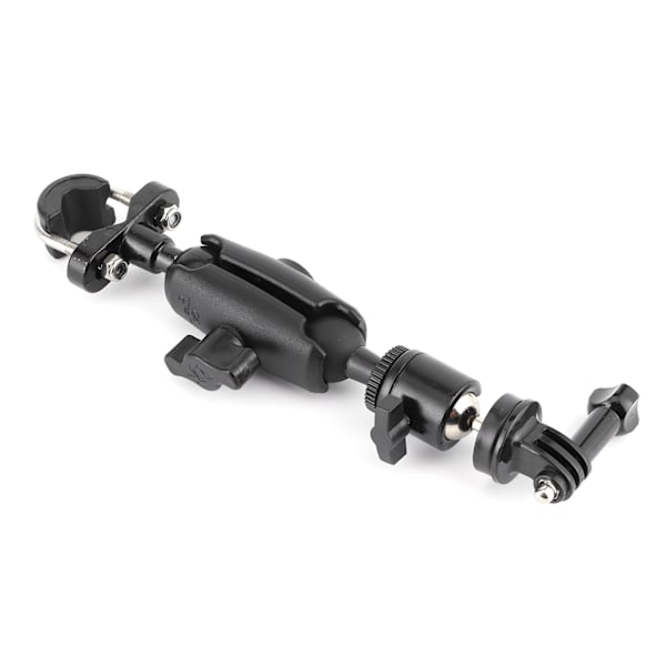 Motorcykel Action Kamerahållare Aluminiumlegering 360° Justerbar Recorder Mount Stativ för GoPro Styrfäste
