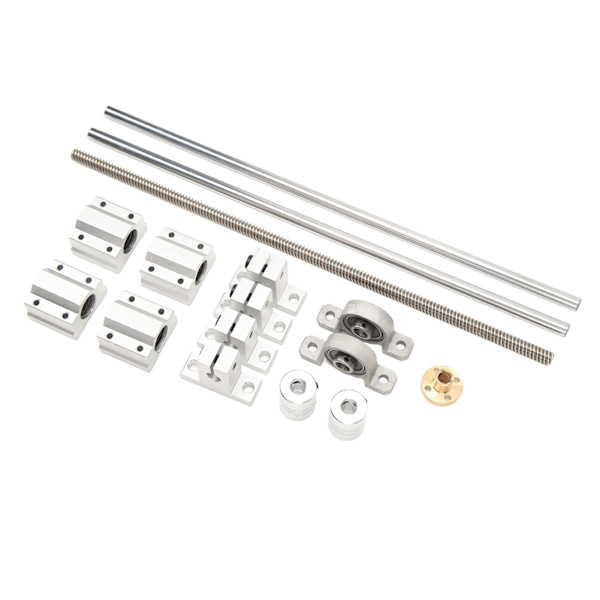 Linear Motion Rod Axel Styraxelstöd SC8UU glidblock KP08 Lagerkudde för 3D-skrivare gravyrmaskin 8 350