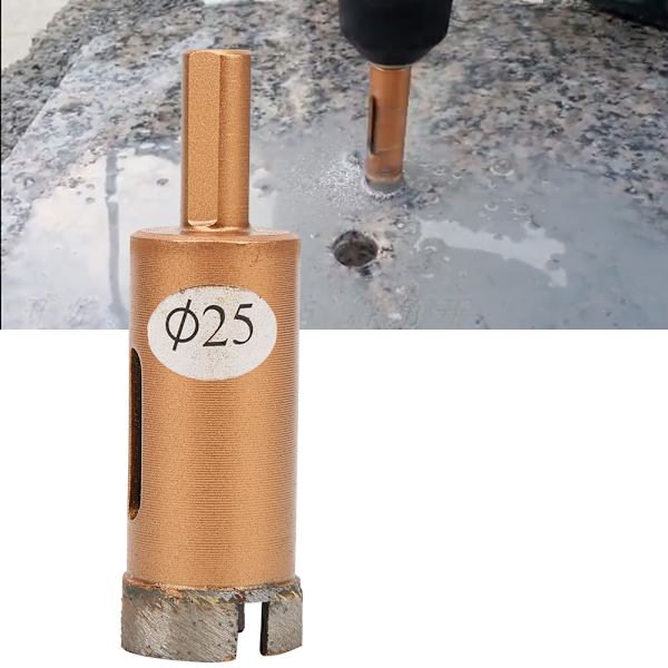 Timanttiporanterä Reikäsaha Marmori Keramiikka Laatat Betoni Lasille 25-38mm25mm