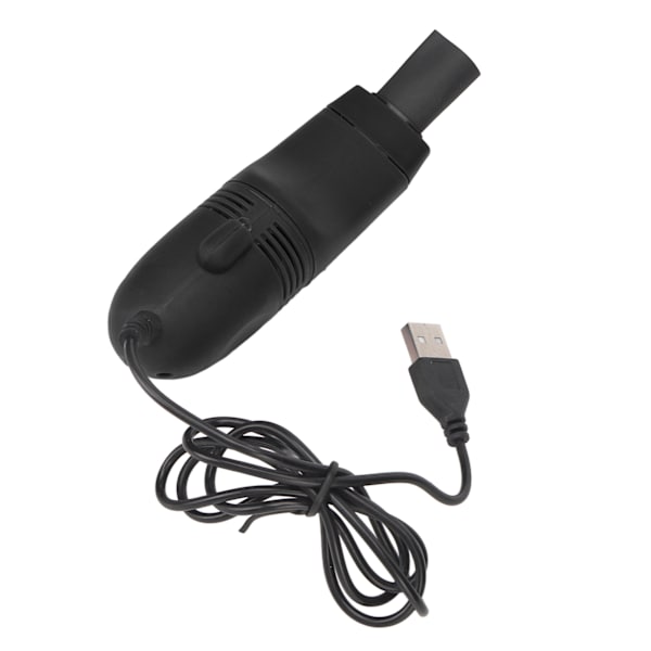 Mini Keyboard Cleaner Handheld Large Suction Mini USB Dammsugare för Nail Art Computer Svart