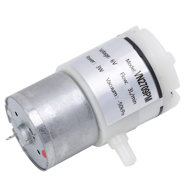 3 kpl DC 6V kalvo-pumppu 3L/min Mikro äänetön Vakuumipumppu