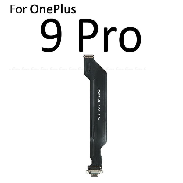 För Oneplus 3 3t 5 5t 6 6t 7 7t 8t 9 9r 8 Pro Type C USB Laddningsport Dockanslutning Flexkabel Ersättningsmonteringsdelar For OnePlus 9 Pro