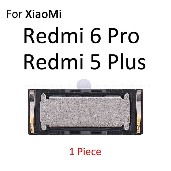 Öronsnäcka Ear Sound Top Högtalarmottagare för Xiaomi Redmi 4 Pro 3 3x 3s S2 Note 7 6 5 2 3 Pro 4 4x 6a 5a For Redmi 6 Pro