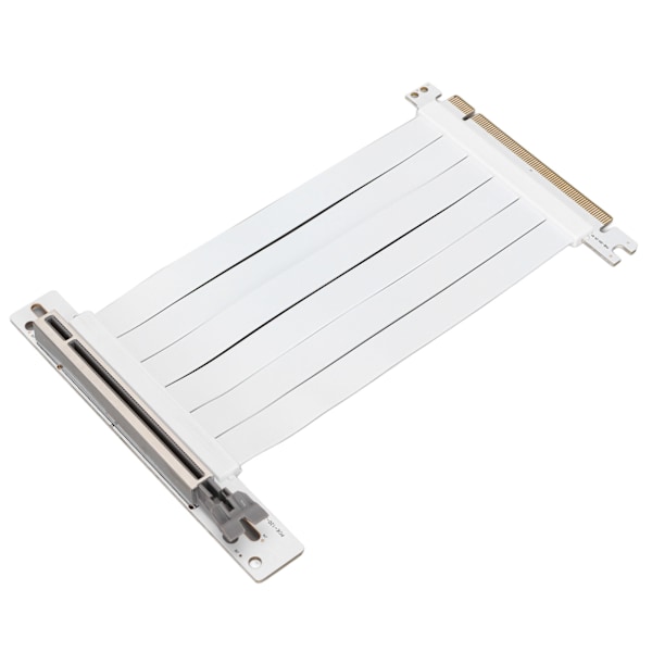 PCI E Forlængerkabel 15cm 128Gbps Højhastighed PCI E X16 3.0 Riserkort til Grafikkort Lydkort Netværkskort Hvid