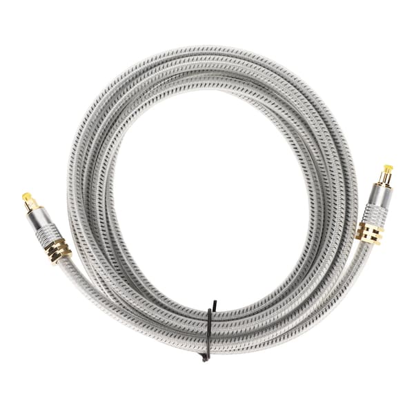 Optisk fiberkabel profesjonell 24K gullbelagt digital optisk fiberkabel for DVD CD-spiller TV-dekoder 1 meter