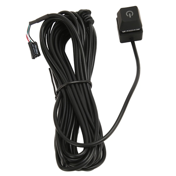PC Power Button Extern Flexibilitet PC Power Switch Strömförsörjning Styradapter Kabel Dator värdknapp 5 meter/16,4 fot