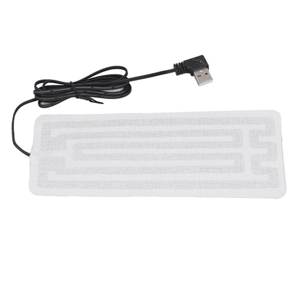 USB-uppvärmningsfilm 7,5 x 3,5 tum säker hållbar kolfiber, maskintvättbar USB-uppvärmd dyna för midjekropp vinter