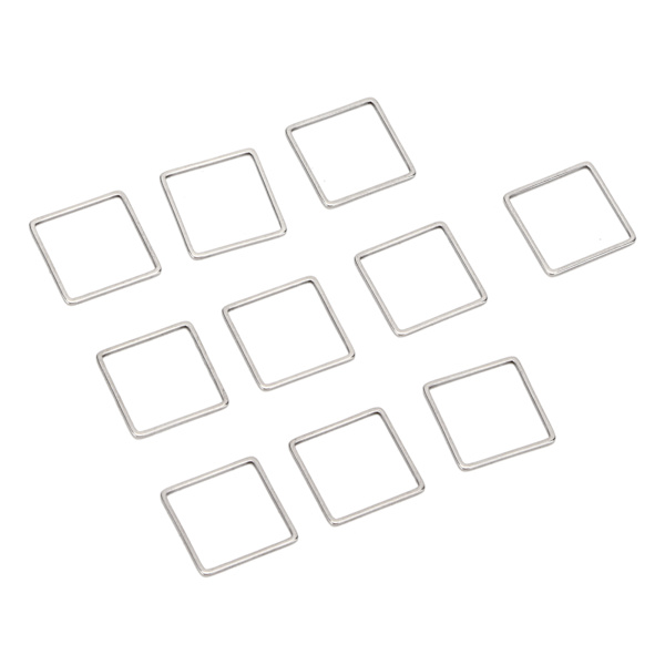 30 kpl tyhjiä geometrisia neliökehyksiä DIY-korvakoruille, kaulakoruille, rannekoruille ja käsitöille