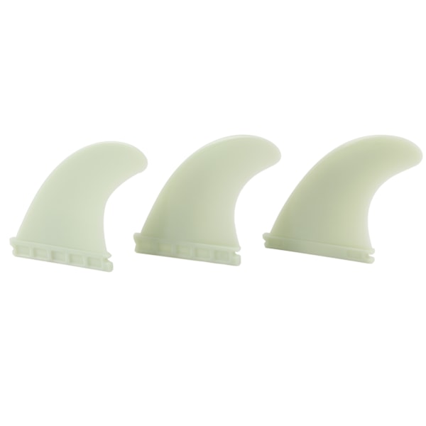 3 stk Surfboard Tail Fin Miljøvennlig PVC Surf SUP Fins Sett for Long Board Surfboard Tail