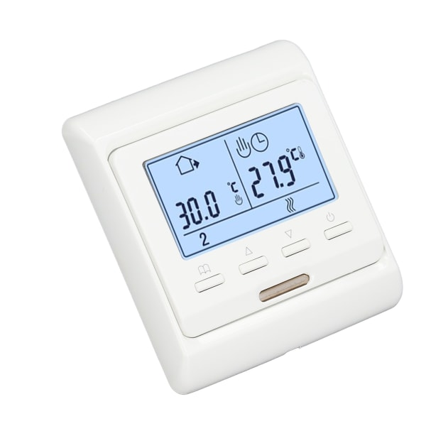 AC180‑230V LED programmerbar gulvvarmetemperaturregulator for hushold