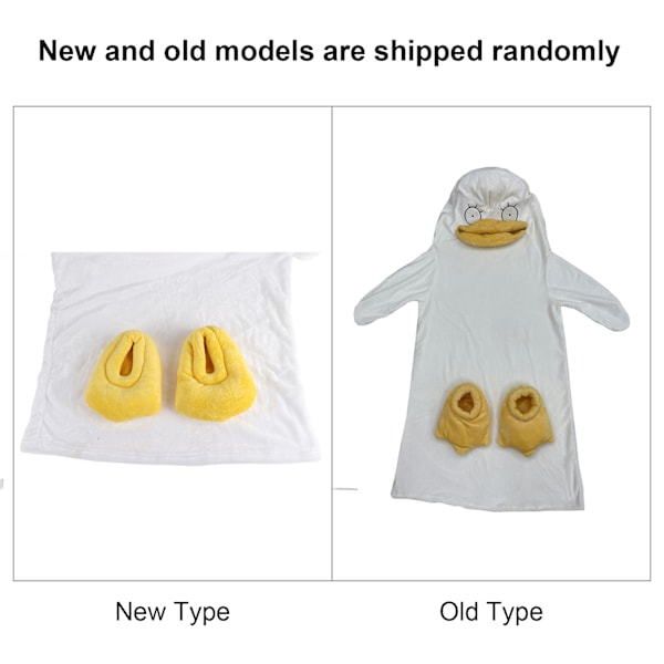 Duck Cosplay Kostymer One Pijamas Lovely Shape Jumpsuit Sovkläder för dagligt bruk Typ1 M