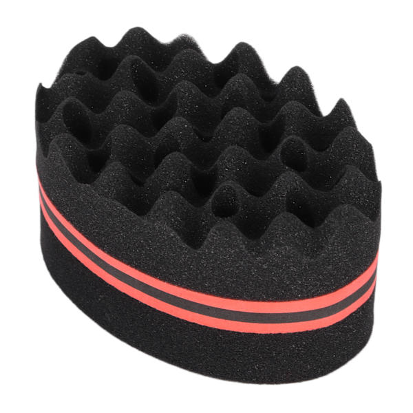 Hårsvampborste Stora hål Sponge Dreads Låsning Afro Coil Kamvårdsverktyg för män Kvinnor lockar