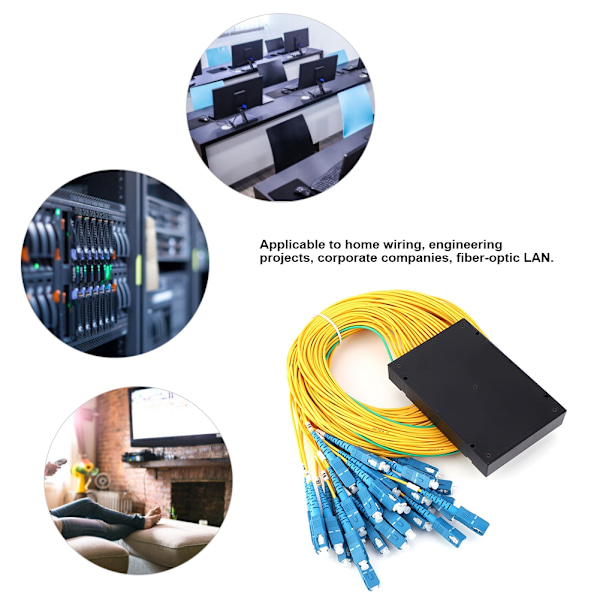 Singlemode fiberoptisk splitter 1x32 PLC splittermodul med SC/UPC-grensesnitt