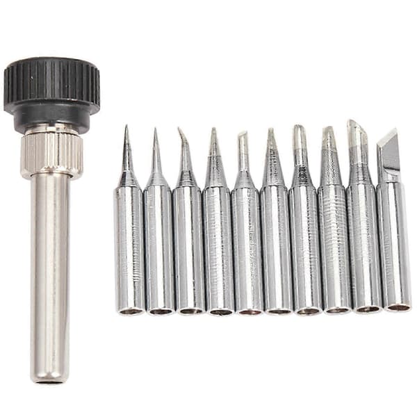 11 deler 900M-T loddeboltspisssett, modell I/B/K/1.2D/1.6D/2.4D/3.2D/2C/3C/4C Silver