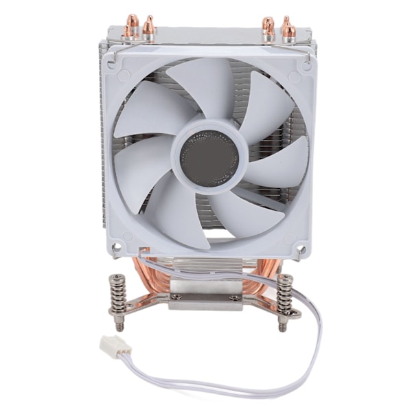 CPU kylfläkt 3.54in 4 värmerör 3pin 12VDC 2000RPM Hydraullager CPU luftkylare för moderkort med bakplatta