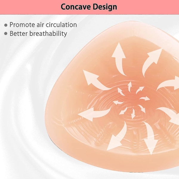 Par silikon bryst form triangel mastektomi protes bh pad Enhancer