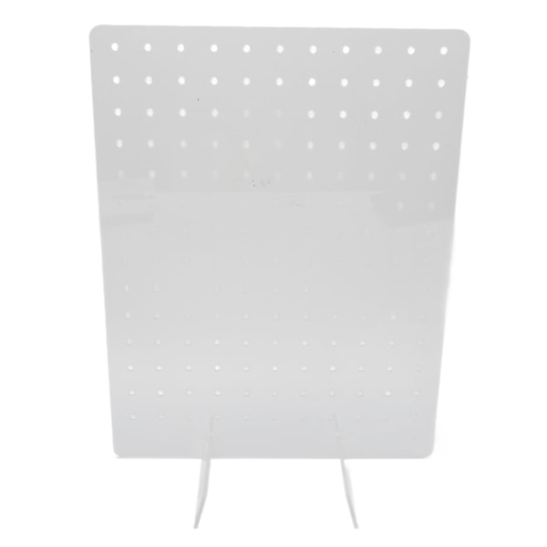 Akryl Pegboard Displaystativ Transparent Smykkeorganisering Håndverksshow Pegboard Stativ for Øredobber