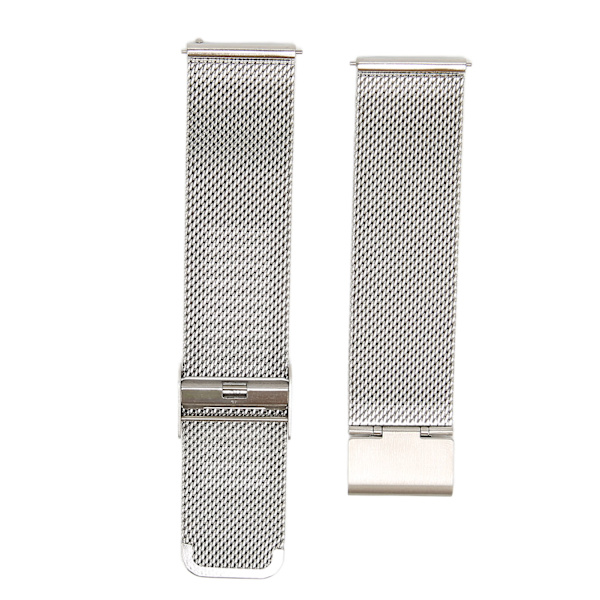 22 mm klockarmband i rostfritt stål Mesh vävda klockremmar Quick Release Watch Armband med universalspänne för Amazfit GTR 3Silver