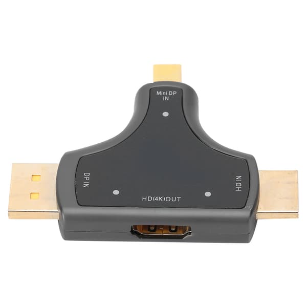 Adapter 3-i-1 Multi‑Funksjon 4K HD Bærbar Notebook Drive‑Free DP Grensesnitt D62A
