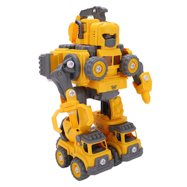 905B DIYC 5-in-1 rakennuskuorma-auto muuttuu robotiksi Purka robottilelut ajoneuvosarja 3+ vuotiaille pojille lapsille
