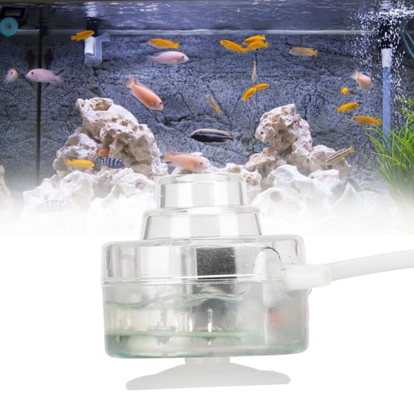 Fish Tank LED Bubble Light Färgglad vattentät lampa Akvariumtillbehör (110-220V)US