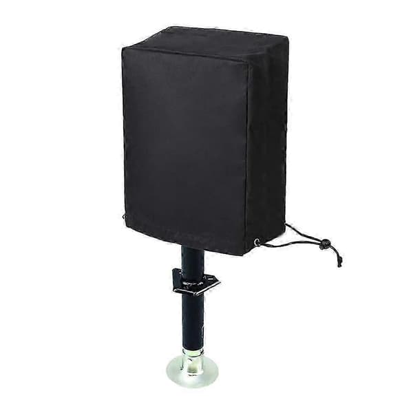 Suojapeite Universal Camper Jack Cover Vedenpitävä Perävaunun Lisävaruste Musta-Yvan