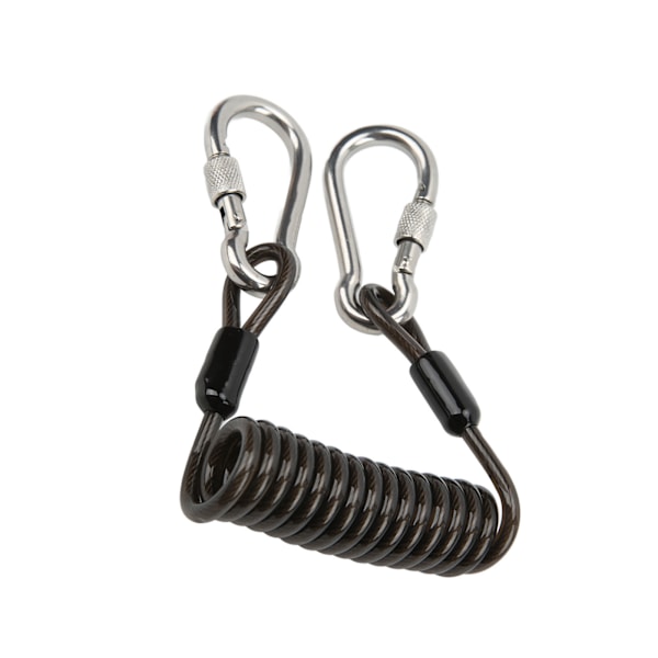 Dykkekamera Anti Lost Spring Coil Lanyard Rustfri Hurtigudløsning Spænde Dykkeudstyr
