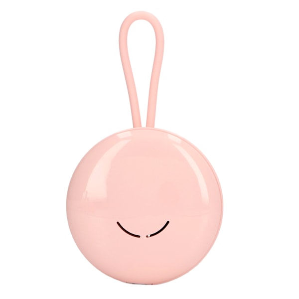 Minitandborste UV-rengöringsväska Intelligent USB-laddning Hängande tandborste UV-rengöringsbox för Trvel Pink